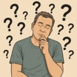 Hombre dudando