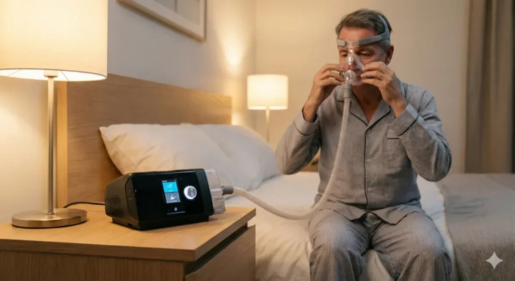 Dispositivo de CPAP para el tratamiento de la apnea obstructiva del sueño