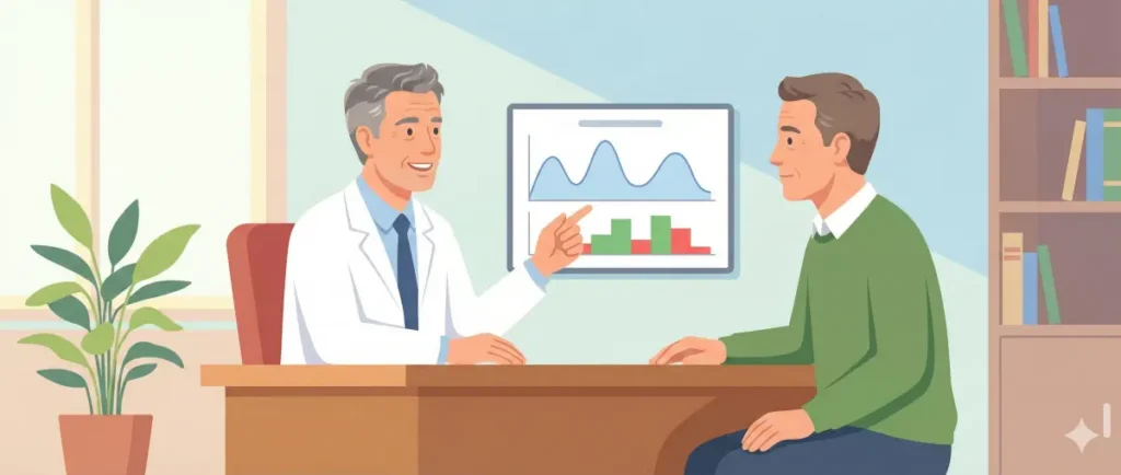 Consulta médica para valorar posibles síntomas de apnea del sueño